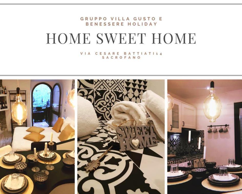 Villa Gusto E Benessere Sweet Home E Ristorante Сакрофано Экстерьер фото